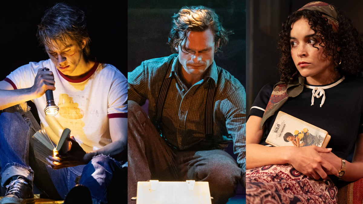 Drama Desk - Brody Grant in The Outsiders - Andrew Durand in Dead Outlaw - Juliana Canfield in Stereophonic - photos by Matthew Murphy