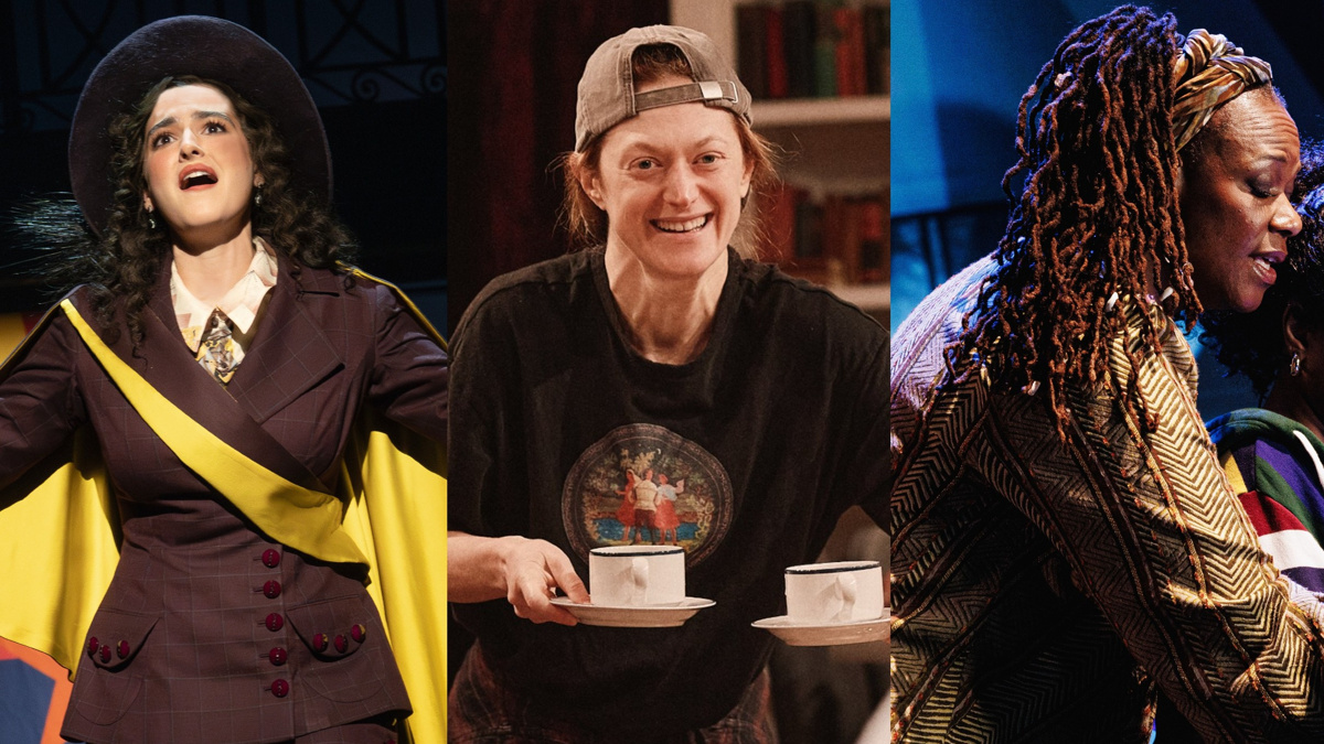 Hannah Cruz in Suffs - Marin Ireland in Uncle Vanya - Kecia Lewis in Hell's Kitchen - photos by Joan Marcus